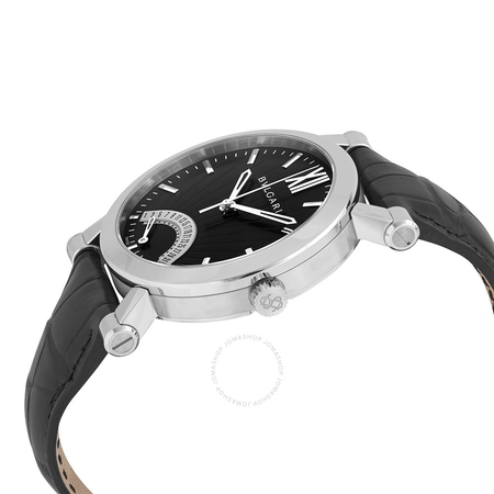 Bvlgari Sotirio Retrograde Automatic Black Dial Men's Watch 101706