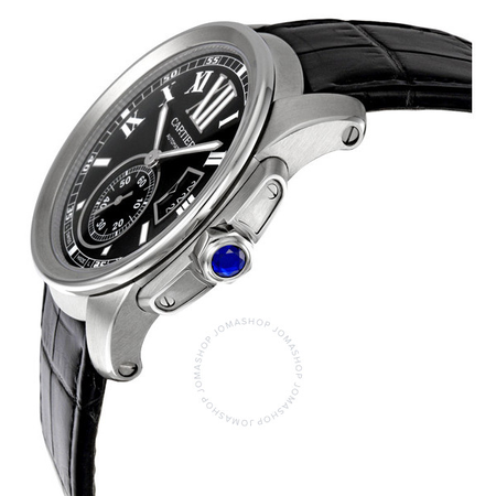 Cartier Calibre de Cartier Steel Automatic Men's Watch W7100041