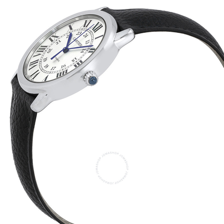 Cartier Ronde Solo Silver Opaline Dial Automatic Ladies Watch WSRN0021