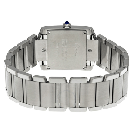 Cartier Tank Francaise Silver Dial Ladies Watch WSTA0005