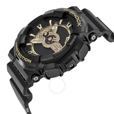 Casio G Shock Analog-Digital Dial Black and Gold Resin Men's Watch GA110GB-1ACR
