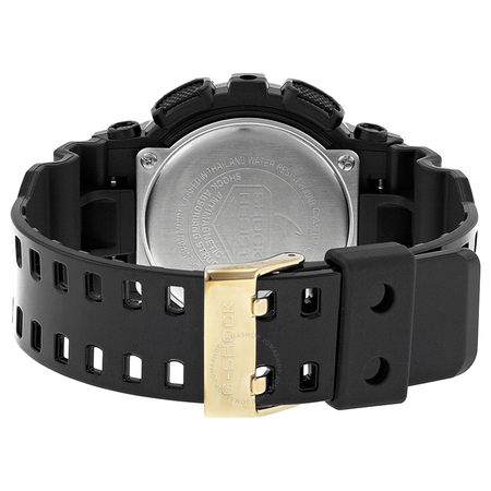 Casio G Shock Analog-Digital Dial Black and Gold Resin Men's Watch GA110GB-1ACR