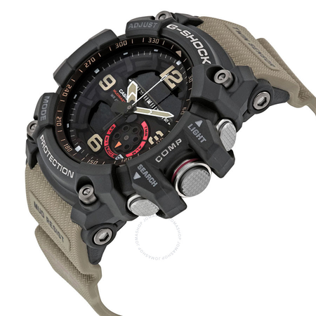Casio G-Shock Black Dial Tan Resin Strap Men's Watch GG1000-1A5