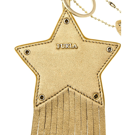 Furla Elisa Gold-tone Star Keyring 852064