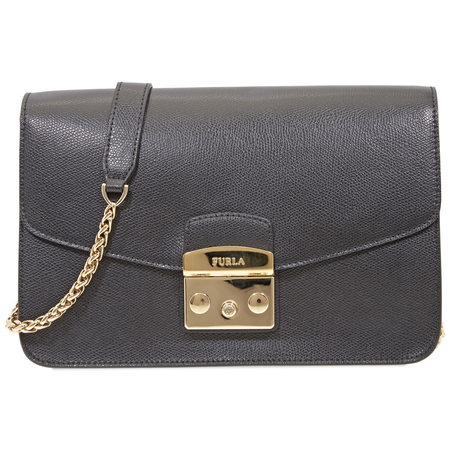 Furla Ladies Metropolis Onyx Shoulder Bag 972392-BTJ7-ARE-O60