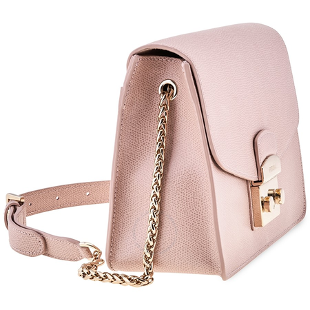 Furla Ladies Shoulder Bag Metropolis Pale Pink Metropolis S Shoulder Bag 972388-BTJ7-ARE-6M0