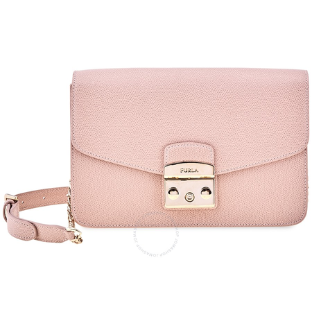 Furla Ladies Shoulder Bag Metropolis Pale Pink Metropolis S Shoulder Bag 972388-BTJ7-ARE-6M0