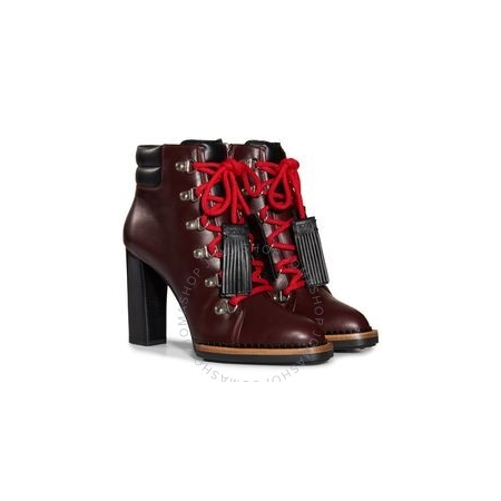 Tod's Womens Lace-up Ankle Boots in Medium Must XXW02A0S180F5SR805