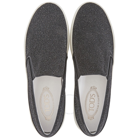 Tod's Womens Slip on Sneakers in Black XXW0XK0R120EDJB999