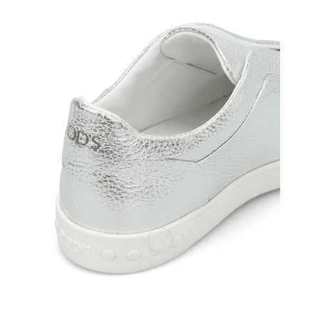 Tod's Womens Slip-on Sneakers in Silver XXW12A0T200PE1B200