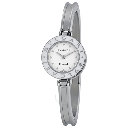 Bvlgari B.Zero1 White Dial Stainless Steel Ladies Watch 101912