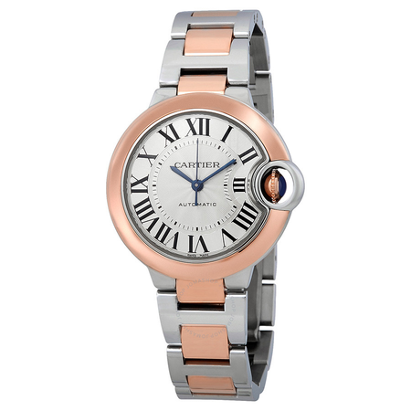 Cartier Ballon Bleu De  Silver  Dial Ladies Automatic Watch W2BB0023