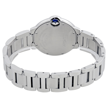 Cartier Ballon Bleu Silver Flinque Sunray Dial Ladies  Watch W4BB0016