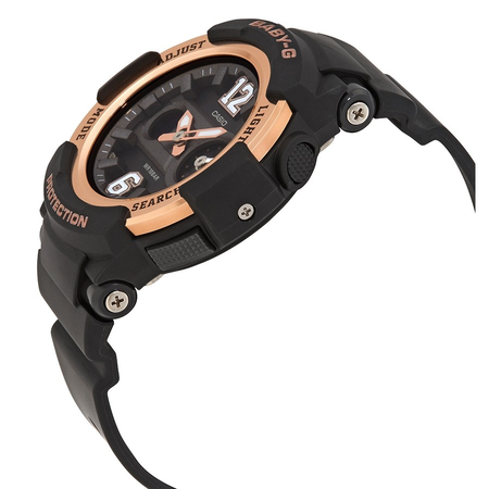 Casio Casio Baby-G Alarm World Time Chronograph Quartz Analog-Digital Black Dial Ladies Watch BGA-210-1BDR BGA-210-1BDR