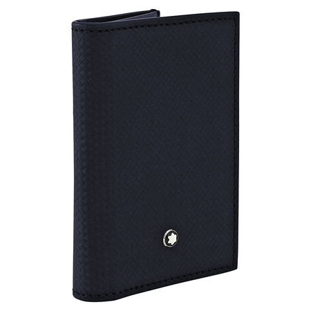 Montblanc Extreme Leather Business Card Holder - Blue 116366