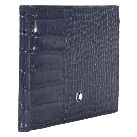 Montblanc Montblanc Meisterstuck 6CC Indigo Leather Wallet 113286