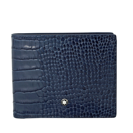 Montblanc Montblanc Meisterstuck Indigo Embossed Leather Wallet 114447