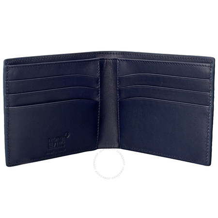 Montblanc Montblanc Meisterstuck Indigo Embossed Leather Wallet 114447