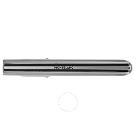 Montblanc Montblanc Meisterstuck Steel with Black Laquer Inlay Tie Bar 107592