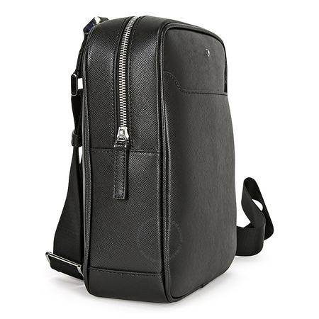 Montblanc Sartorial North South Small Messenger- Black 113189