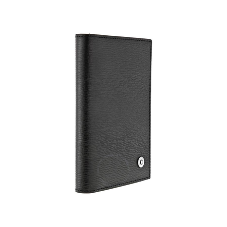 Montblanc Montblanc Westside Black Leather Business Card Holder 38034