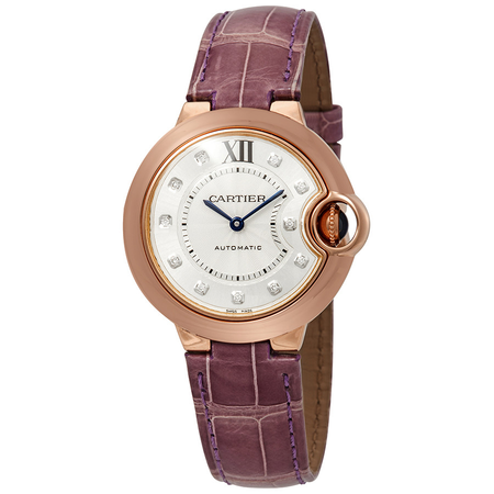 Cartier Ballon Bleu Silver Dial Ladies Watch WE902063
