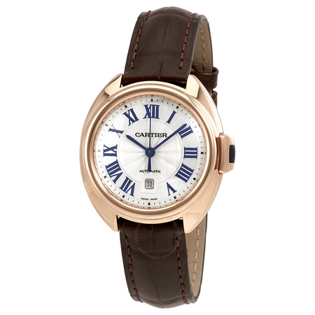 Cartier Cle Automatic Flinque Sunray Dial Ladies Watch WGCL0010