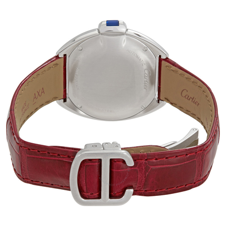 Cartier Cle de  Automatic Silvered Dial Ladies Watch WSCL0016
