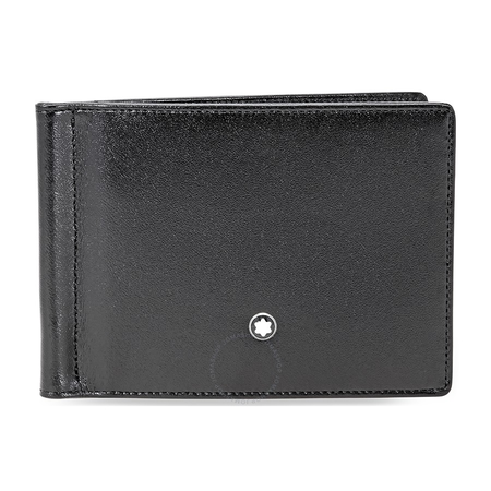 Montblanc Meisterstuck 4cc Money Clip Wallet- Black 108945