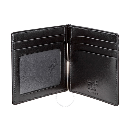Montblanc Meisterstuck 4cc Money Clip Wallet- Black 108945