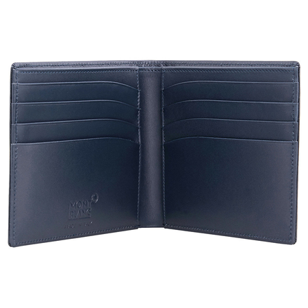 Montblanc Montblanc Meisterstuck 8 CC Leather Wallet - Navy 114545