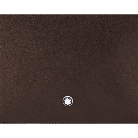 Montblanc Montblanc Meisterstuck Full Grain Leather 6cc Wallet - Brown 114541
