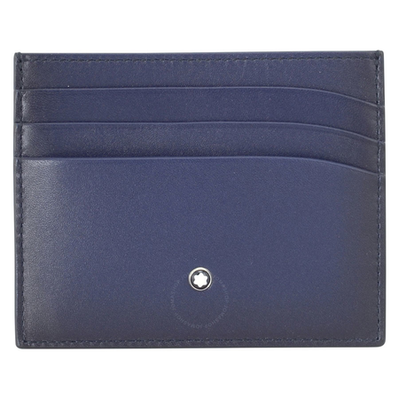 Montblanc Montblanc Navy Blue Pocket Holder 113174