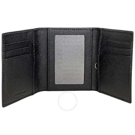 Montblanc Sartorial Trifold Business Card Holder - Black 116388