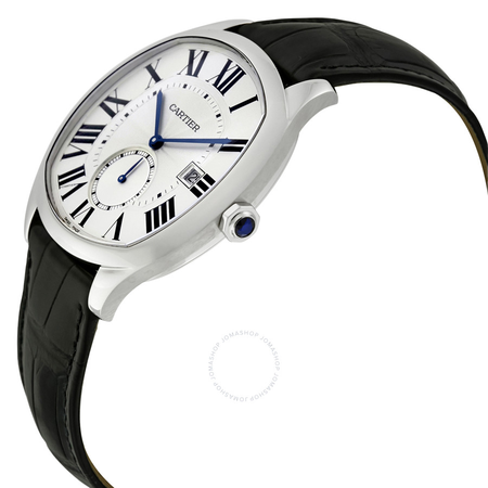 Cartier Drive Automatic Silvered Flinque Dial Men's Watch WSNM0004