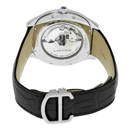 Cartier Drive Automatic Silvered Flinque Dial Men's Watch WSNM0004