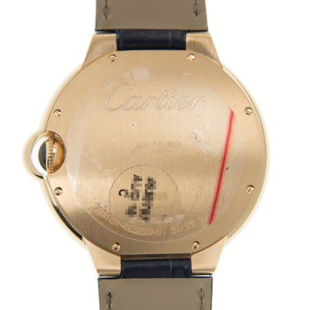 Cartier Ballon Bleu Hand Wind Diamond Orange Dial Ladies Watch HPI01061