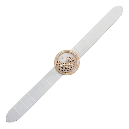 Cartier Panthere Divine Mother Of Pearl Dial 18k Rose Gold Dial Ladies Watch HPI00762