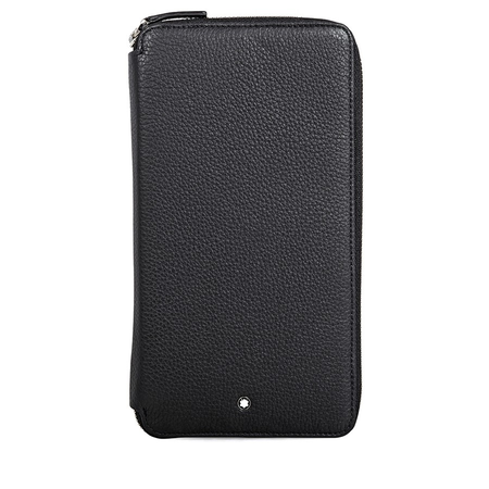 Montblanc Meisterstuck 13 CC Travel Zippered Wallet- Black 113304
