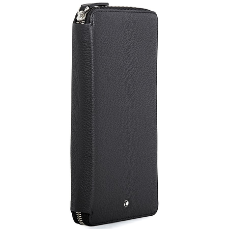 Montblanc Meisterstuck 13 CC Travel Zippered Wallet- Black 113304
