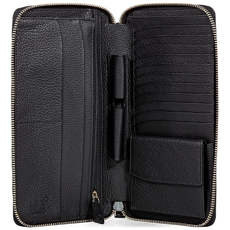 Montblanc Meisterstuck 13 CC Travel Zippered Wallet- Black 113304
