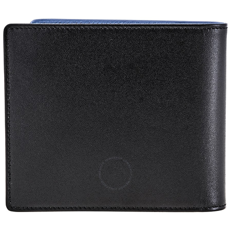 Montblanc Meisterstuck 4cc Wallet- Black/ Light Blue 118300