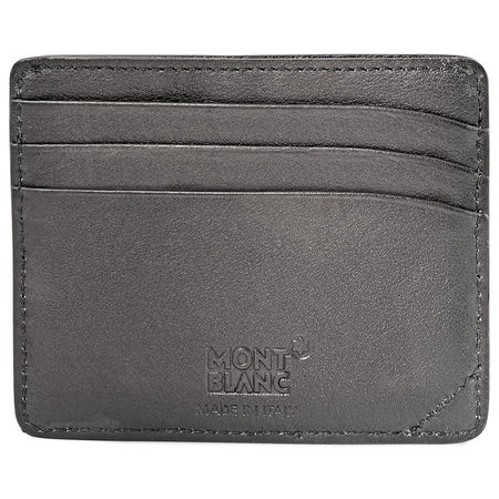 Montblanc Meisterstuck Sfumato Grey Wallet 6 Credit Cards 118365