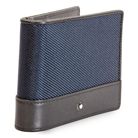 Montblanc NightFlight 4cc Wallet- Blue 116833