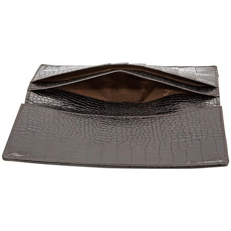 Montblanc Nightflight 6cc Leather/Fabric Wallet- Khaki Brown 103609