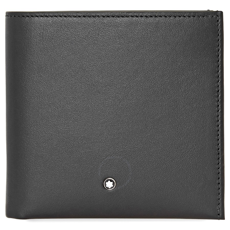 Montblanc Nightflight 8CC Leather Wallet- Black 118276
