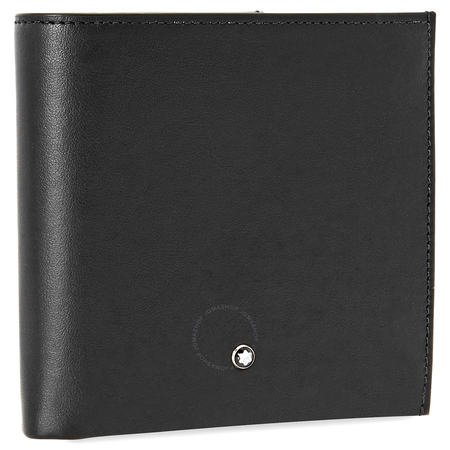 Montblanc Nightflight 8CC Leather Wallet- Black 118276