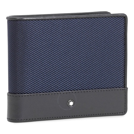 Montblanc NightFlight 8cc Wallet- Blue116832 116834