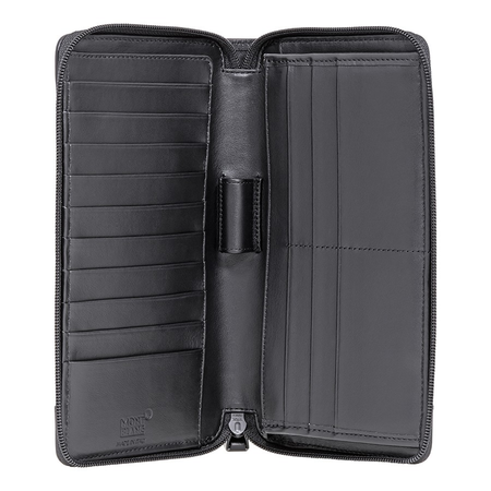 Montblanc Nightflight Travel Wallet- Black 113141