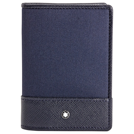 Montblanc Sartorial Jet 4cc Card Holder- Blue 118398